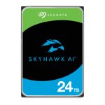 Seagate SkyHawk AI disco duro interno 24 TB, 7200 RPM, 512 MB, 3.5 pulgadas, Serial ATA III. SKU: ST24000VE002