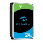 Seagate SkyHawk AI disco duro interno 24 TB, 7200 RPM, 512 MB, 3.5 pulgadas, Serial ATA III. SKU: ST24000VE002