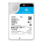Seagate SkyHawk AI disco duro interno 24 TB, 7200 RPM, 512 MB, 3.5 pulgadas, Serial ATA III. SKU: ST24000VE002