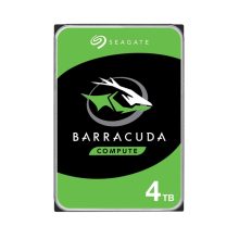 Seagate Barracuda ST4000DM004 disco duro interno con capacidad de 4 TB, velocidad de 5400 RPM, caché de 256 MB y tamaño de 3.5 pulgadas con interfaz Serial ATA III