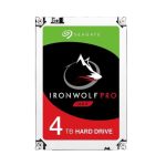 Seagate IronWolf Pro ST4000NE001 disco duro interno con capacidad de 4 TB, velocidad de 7200 RPM y caché de 256 MB en formato 3.5 pulgadas con interfaz Serial ATA III.