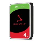 Disco duro interno Seagate IronWolf de 4 TB, 5400 RPM, con 256 MB de caché, tamaño 3.5 pulgadas y conexión Serial ATA III, SKU ST4000VN006