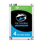 Vista del Seagate SkyHawk ST4000VX007, un disco duro interno de 4 TB, 64 MB de caché, 3.5 pulgadas, con interfaz Serial ATA III.