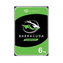 Seagate Barracuda 6TB disco duro interno con velocidad de 5400 RPM y caché de 256 MB en formato de 3.5 pulgadas, SKU ST6000DM003