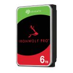 Seagate IronWolf Pro ST6000NT001, disco duro interno de 6 TB, 7200 RPM, 256 MB de caché, tamaño 3.5 pulgadas