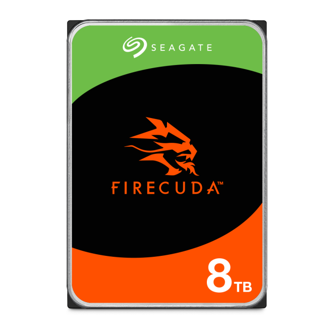 Seagate FireCuda disco duro interno de 8 TB y 7200 RPM Seagate FireCuda modelo ST8000DXA01, disco duro interno de 8 TB, 7200 RPM, 256 MB de caché, tamaño 3.5 pulgadas, con interfaz Serial ATA III