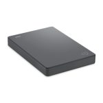 Disco duro externo Seagate Basic, 2TB de capacidad, tamaño de 2.5 pulgadas, conexión USB 2.0, modelo STJL2000400, color plata