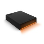 Imagen del disco duro externo Seagate Game Drive FireCuda de 2 TB con conexión Micro-USB B 3.2 Gen 1, color negro, SKU STKL2000400