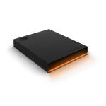 Imagen del disco duro externo Seagate Game Drive FireCuda de 2 TB con conexión Micro-USB B 3.2 Gen 1, color negro, SKU STKL2000400