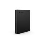 Vista del Seagate Game Drive, disco duro externo de 2 TB, compatible con USB 3.2 Gen 1, modelo STKX2000400, en color negro. Ideal para almacenamiento adicional.