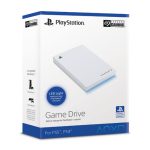 Disco duro Seagate Game Drive de 2 TB en color blanco con conexión USB 3.2 Gen 1, modelo STMH2000200