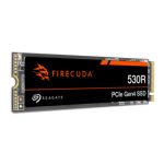 Disco duro SSD Seagate FireCuda 530R de 4 TB M.2 con PCI Express 4.0 NVMe y tecnología 3D TLC, SKU ZP4000GM3A063