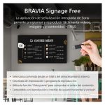 Pantalla plana Sony FW-50EZ20L para señalización digital de 127 cm (50 pulgadas), LED, 4K Ultra HD, 350 cd/m², color negro, sistema Android 16/7. SKU: FW-50EZ20L