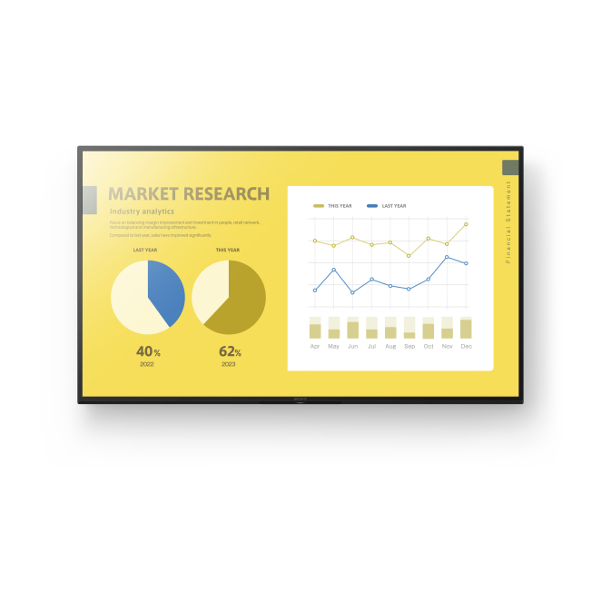 Sony FW-50EZ20L pantalla de señalización digital 4K Ultra HD con Wifi Pantalla plana Sony FW-50EZ20L para señalización digital de 127 cm (50 pulgadas), LED, 4K Ultra HD, 350 cd/m², color negro, sistema Android 16/7. SKU: FW-50EZ20L