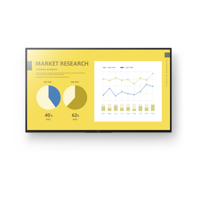 Sony FW-55EZ20L Pantalla LED 55 pulgadas con 4K Ultra HD y WiFi Sony FW-55EZ20L pantalla de señalización LED de 55 pulgadas con 4K Ultra HD, WiFi, 350 cd/m², Android, SKU FW-55EZ20L