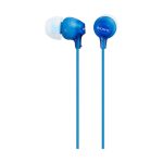 Auriculares alámbricos Sony MDR-EX15AP para llamadas y música en color azul, modelo MDREX15APLI.CE7