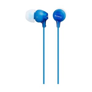 Auriculares alámbricos Sony MDR-EX15AP para llamadas y música en color azul, modelo MDREX15APLI.CE7