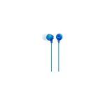 Auriculares alámbricos Sony MDR-EX15AP para llamadas y música en color azul, modelo MDREX15APLI.CE7