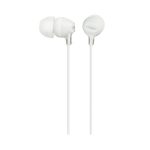 Sony MDR-EX15LP auriculares in-ear con cable, sonido estéreo de alta calidad, SKU MDREX15LPW.AE