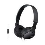 Auriculares Sony MDR-ZX110AP con micrófono y diseño plegable, SKU MDRZX110APB.CE7