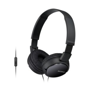 Auriculares Sony MDR-ZX110AP con micrófono y diseño plegable, SKU MDRZX110APB.CE7