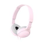 Auriculares Sony MDR-ZX110 con almohadillas acolchadas y conexión por cable. SKU: MDRZX110P.AE