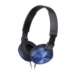 Auriculares Sony MDR-ZX310AP con micrófono integrado y cable plano en color negro, SKU: MDRZX310APL.CE7