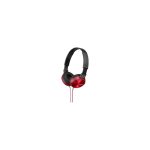 Auriculares Sony MDR-ZX310 de diadema ajustable en color rojo, modelo MDRZX310R.AE