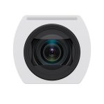 Imagen de la Sony SRG-XB25, una cámara de seguridad IP para interiores con resolución 3840 x 2160 píxeles y zoom óptico 25x, SKU SRG-XB25W