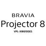 Proyector Sony VPL-XW6100 de alcance estándar con 2700 lúmenes ANSI, tecnología SXRD y resolución UHD 4K (3840x2160), color blanco, SKU VPL-XW6100/W