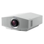 Proyector Sony VPL-XW6100 de alcance estándar con 2700 lúmenes ANSI, tecnología SXRD y resolución UHD 4K (3840x2160), color blanco, SKU VPL-XW6100/W