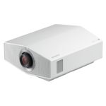 Proyector Sony VPL-XW6100 de alcance estándar con 2700 lúmenes ANSI, tecnología SXRD y resolución UHD 4K (3840x2160), color blanco, SKU VPL-XW6100/W