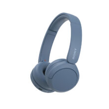 Auriculares inalámbricos Sony WH-CH520 de diadema en color azul, con conectividad Bluetooth, USB Tipo C y micrófono para llamadas - SKU WHCH520L.CE7