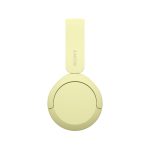 Auriculares inalámbricos diadema Sony WHCH520Y.CE7 en color amarillo con USB Tipo C, Bluetooth y diseño para llamadas y música