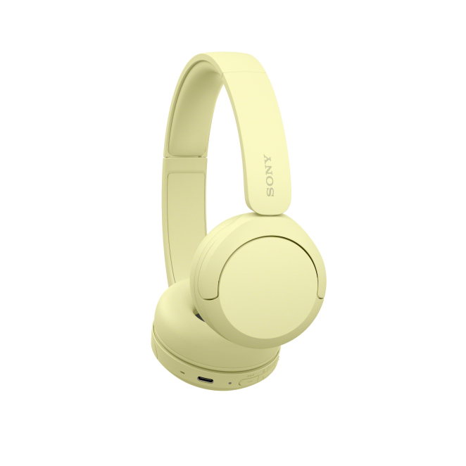 Sony WHCH520Y.CE7 auricular y casco Auriculares Inalámbrico Diadema Llamadas/Música USB Tipo C Bluetooth Amarillo 3 auriculares Sony WHCH520Y en uso diario
