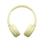 Auriculares inalámbricos diadema Sony WHCH520Y.CE7 en color amarillo con USB Tipo C, Bluetooth y diseño para llamadas y música