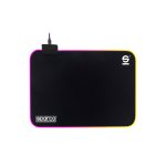 Alfombrilla gaming de la marca Sparco con diseño ergonómico y superficie optimizada para precisión, SKU SPMOUSEPAD
