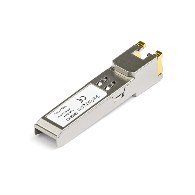 StarTech.com Módulo Transceptor SFP Compatible con el Modelo 10050 de Extreme Networks - 1000BASE-T - SFP a RJ45 Cat6 / Cat5e - SFP Ethernet Gigabit de 1Gb - RJ45 - 100m 1 StarTech.com Módulo Transceptor SFP Compatible con el Modelo 10050 de Extreme Networks