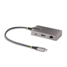 StarTech.com Adaptador Multipuertos USB-C, Docking Station HDMI 4K60, Hub USB 3.0 de 2 Puertos, PD 100W, SKU 103B-USBC-MULTIPORT