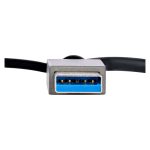 StarTech.com Adaptador de USB a HDMI Dual con Dongle Integrado, soporte para pantallas 4K a 30Hz y 1080p, con Android y Windows, SKU 107B-USB-HDMI