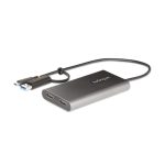 StarTech.com Adaptador USB-C a HDMI doble, soporta 2 monitores en 4K 60Hz, con entrega de alimentación PD de 100W y cable de 30cm. SKU 109B-USBC-HDMI