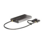 StarTech.com Adaptador USB-C a HDMI doble, soporta 2 monitores en 4K 60Hz, con entrega de alimentación PD de 100W y cable de 30cm. SKU 109B-USBC-HDMI