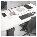 Hub StarTech.com de interfaz USB 3.2 Gen 2 Type-C con velocidad de 10000 Mbit/s en color plata, SKU 10G5A2CS-USB-C-HUB