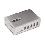 Hub StarTech.com de interfaz USB 3.2 Gen 2 Type-C con velocidad de 10000 Mbit/s en color plata, SKU 10G5A2CS-USB-C-HUB