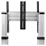 StarTech.com carrito soporte móvil con ruedas para TV de pantalla plana de 60 a 100 pulgadas, soporte rodante ajustable en altura para televisor LCD. SKU 1110C-MOBILE-TV-CART