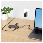 StarTech.com Adaptador USB C de Vídeo 4K a 60Hz con Hub de 3 Puertos USB-A de 5Gbps, Entrega de Alimentación USB de 100W, Red Ethernet y SD/microSD. SKU 115B-USBC-MULTIPORT.