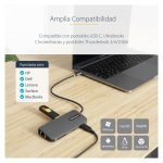 StarTech.com Adaptador USB C de Vídeo 4K a 60Hz con Hub de 3 Puertos USB-A de 5Gbps, Entrega de Alimentación USB de 100W, Red Ethernet y SD/microSD. SKU 115B-USBC-MULTIPORT.