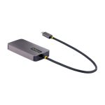 Adaptador de vídeo USB C StarTech.com con HDMI, VGA y DVI hasta 4K a 60Hz, SKU 118-USBC-HDMI-VGADVI
