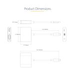 StarTech Adaptador de Vídeo USB C a HDMI VGA compatible con Thunderbolt 3/4, HDR 4K a 60Hz, salida de Audio de 3,5mm, con SKU 122-USBC-HDMI-4K-VGA