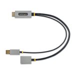 StarTech.com cable adaptador HDMI a DisplayPort, activo, 4K a 60Hz, HDR, alimentado por bus USB. SKU 128-HDMI-DISPLAYPORT.